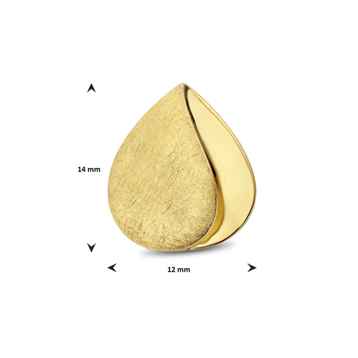 Anhänger poliert/matt 14K Gelbgold