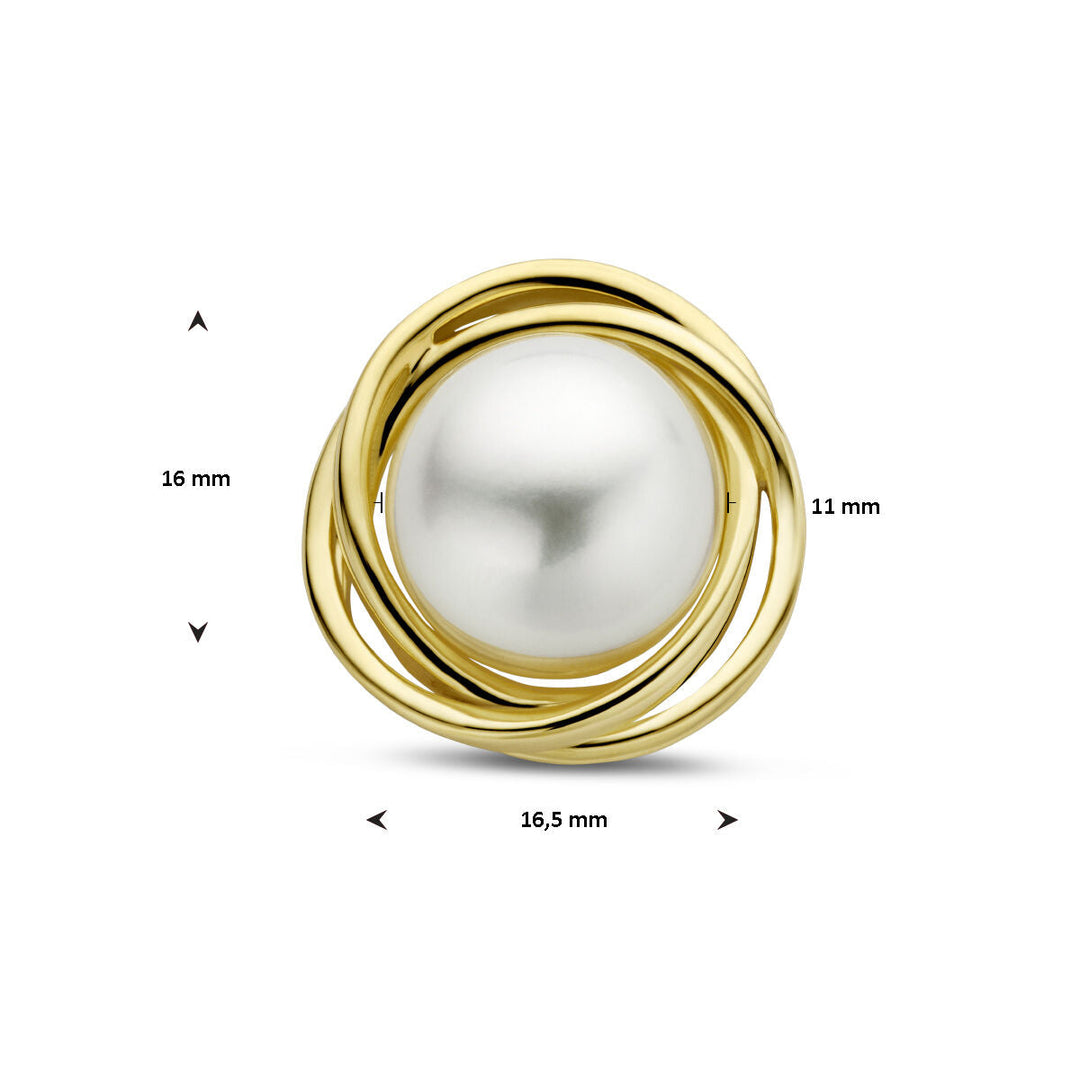 Anhänger Perle 14K Gelbgold