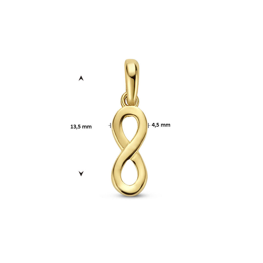 Anhänger Unendlichkeit 14K Gelbgold