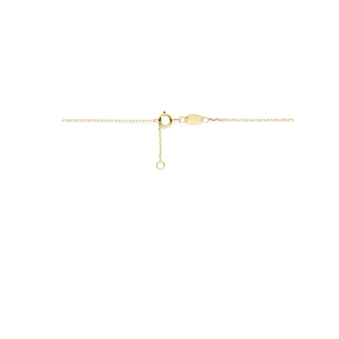 Gold Damenhalskette Perlen 14K