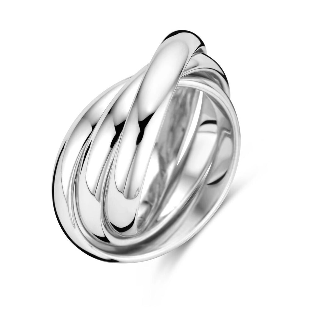 Trinity-Ringe Silber rhodiniert