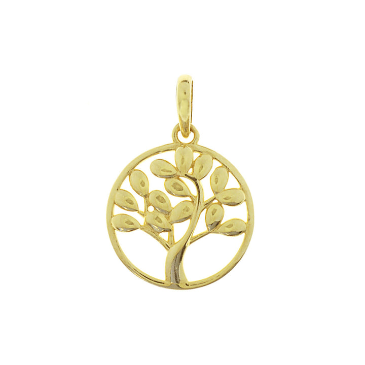 Anhänger Lebensbaum 14K Gelbgold