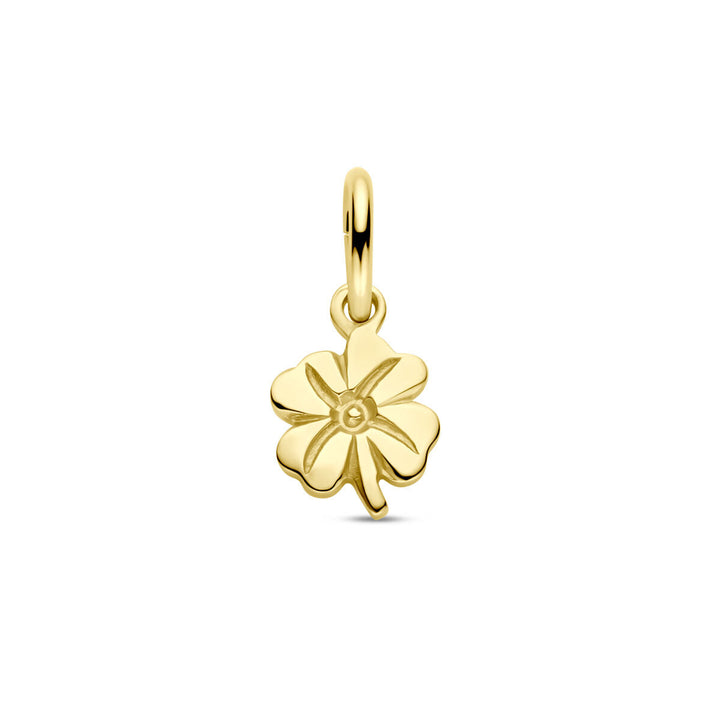 Anhänger Kleeblatt 14K Gelbgold