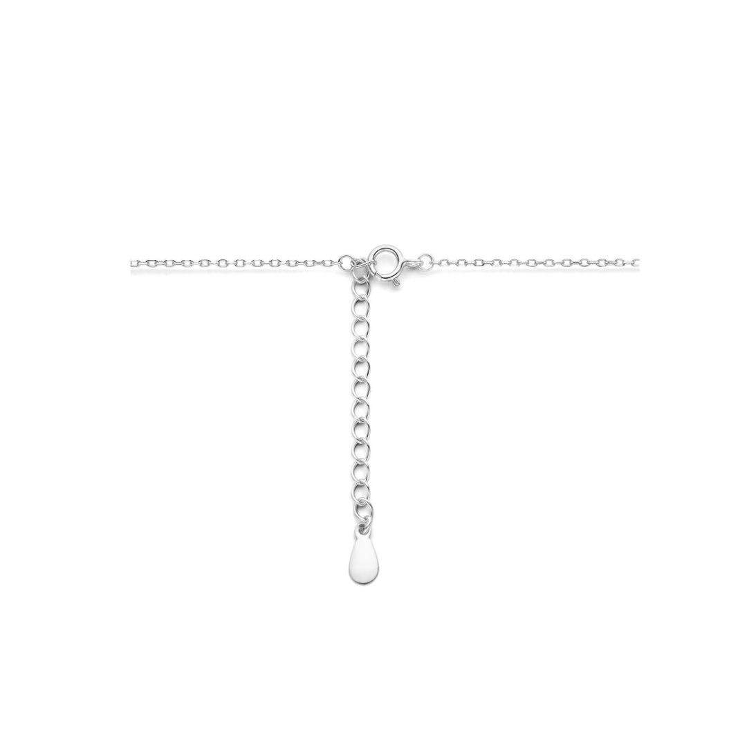 Halskette Perle 41 + 4 cm Silber rhodiniert