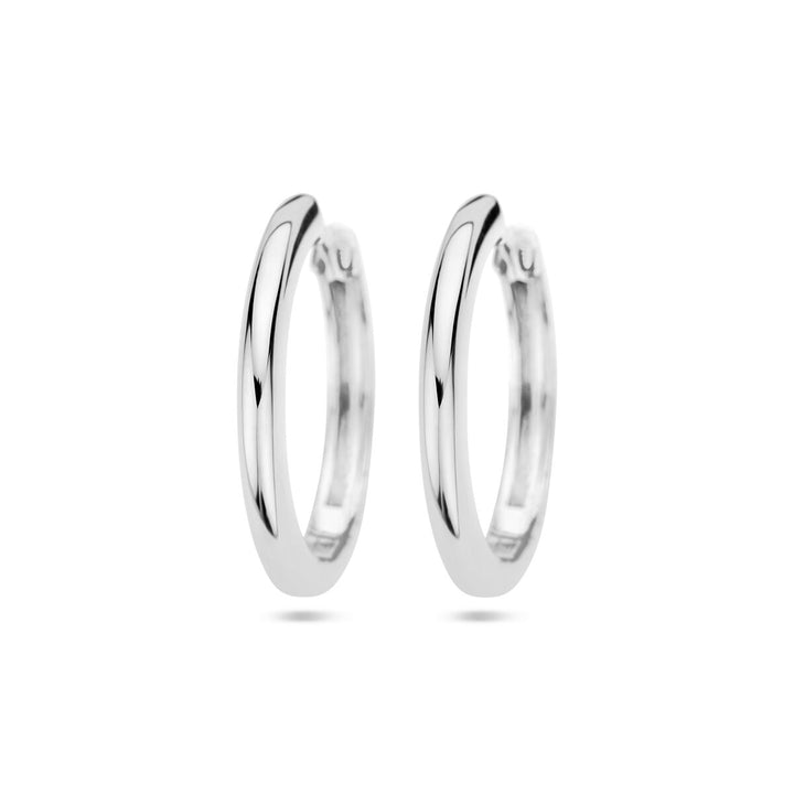 Ohrhänger 2,5 mm halbrund, Silber rhodiniert