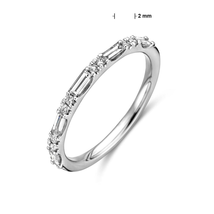 Ring Diamant 0,36 ct h SI 14K Weißgold