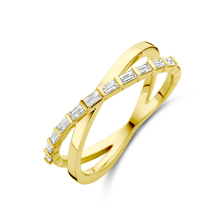 Ring Diamant 0.22ct H SI 14K Gelbgold