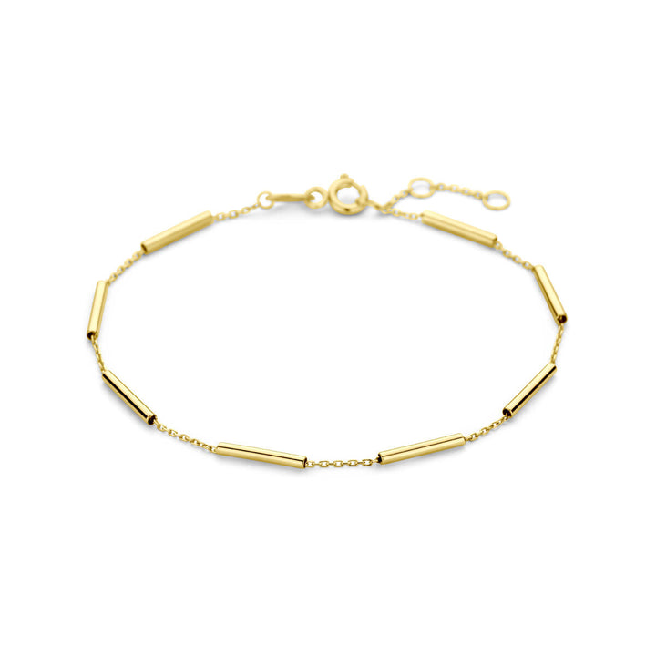 Goldarmband Damen Röhren 14K