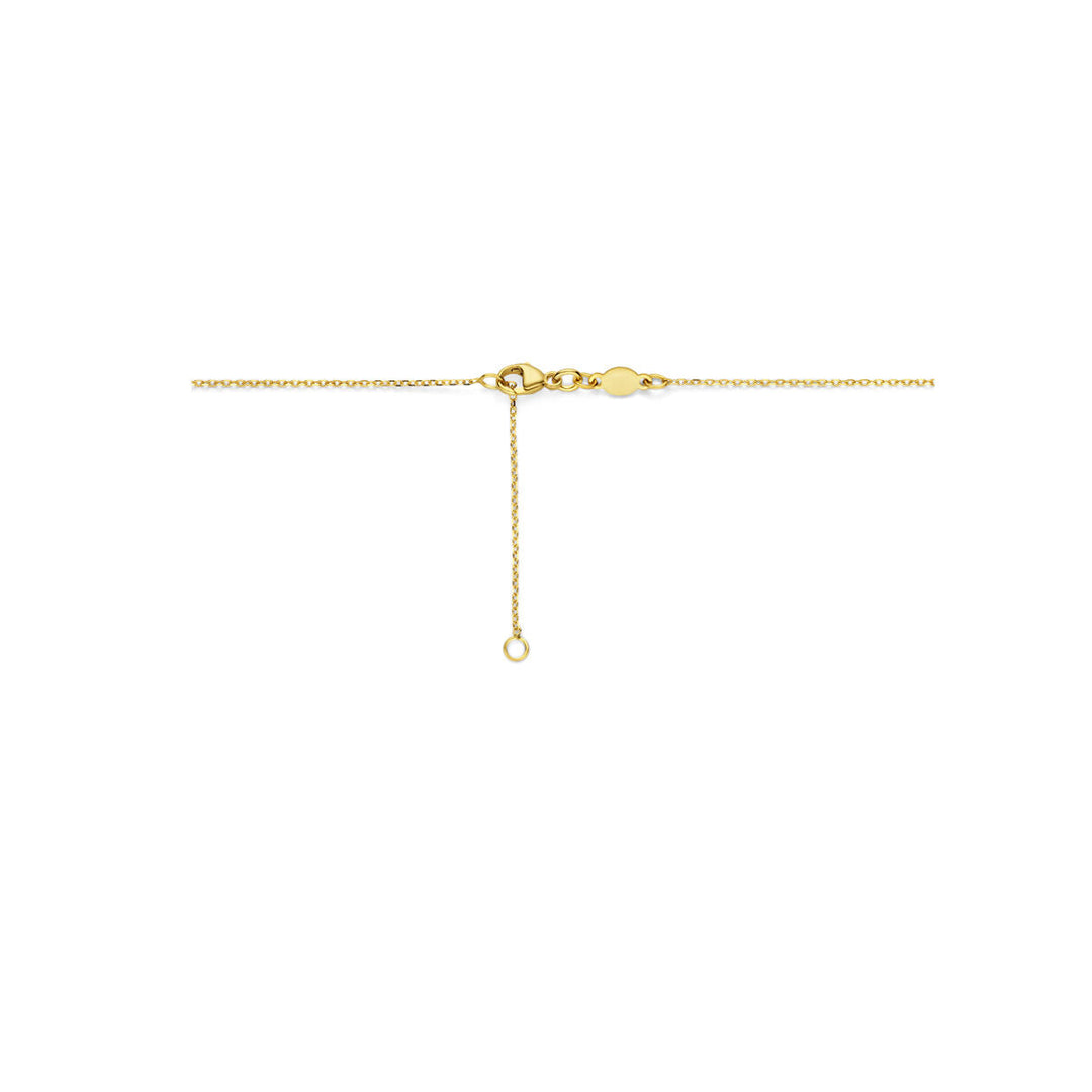 Halskette Love 42 + 3 cm 14 Karat Gelbgold