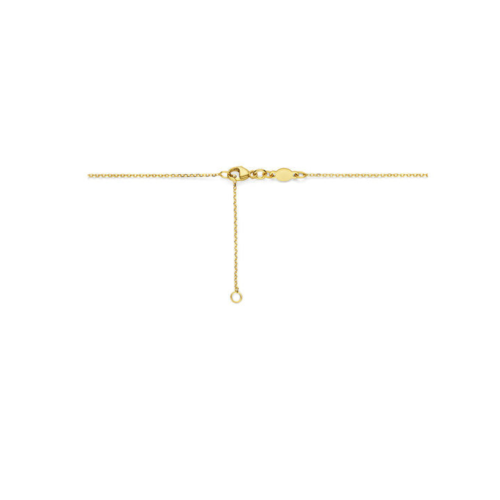 Halskette Love 42 + 3 cm 14 Karat Gelbgold