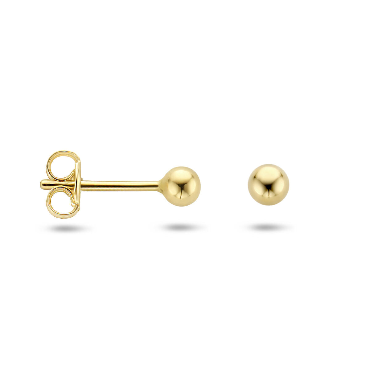 Ohrstecker Kugel 14K Gelbgold