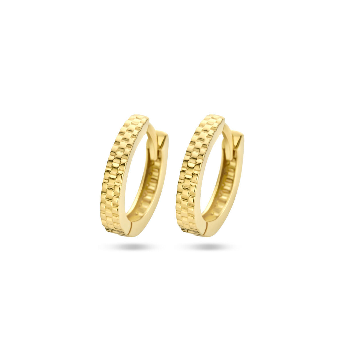 Ohrhänger mit Gliedermotiv aus 14-karätigem Gelbgold