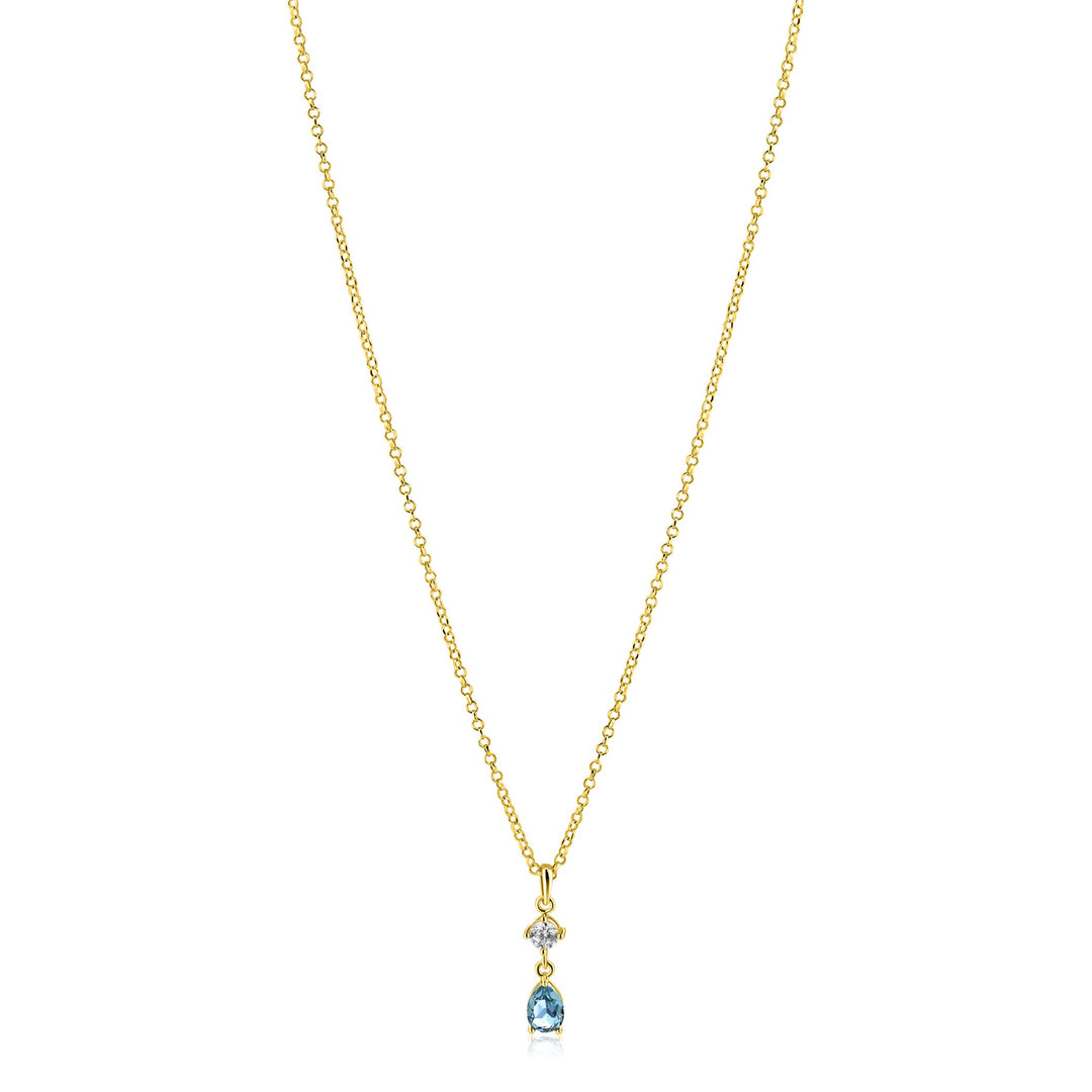 Zinzi ketting gold plated ZIC2744