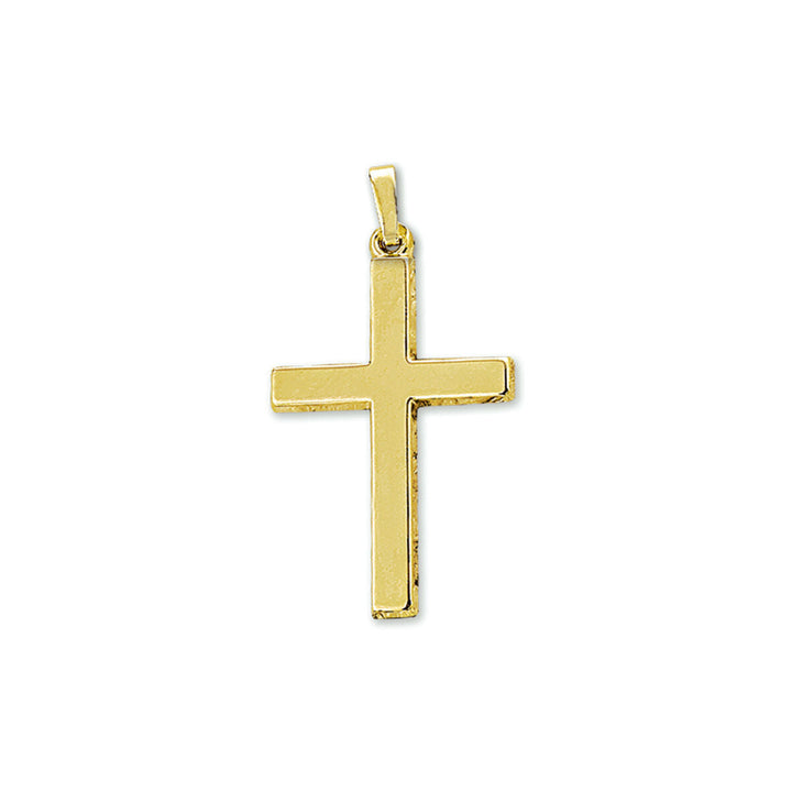 Anhänger Kreuz 14K Gelbgold