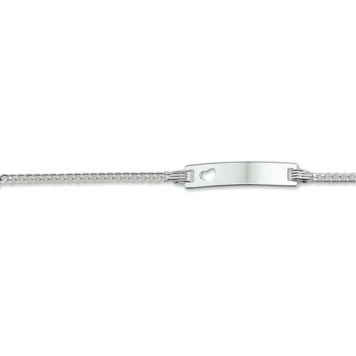 Gravierte Gourmet-Armbanduhr mit flacher Platte und 4,2 mm breitem, silbernem Armband