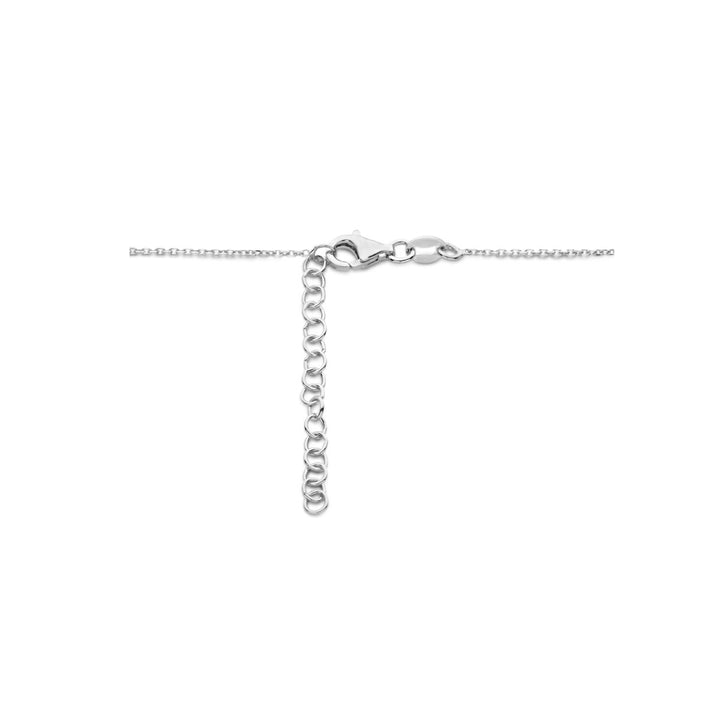 Halskette Hand der Fatima 40 + 4 cm Silber rhodiniert