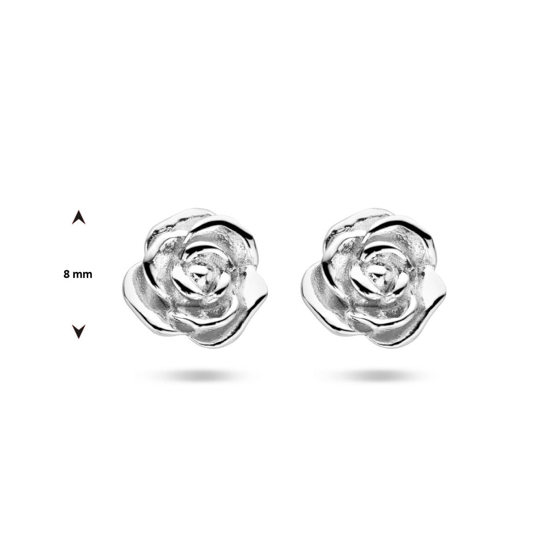 Ohrstecker rosésilber rhodiniert