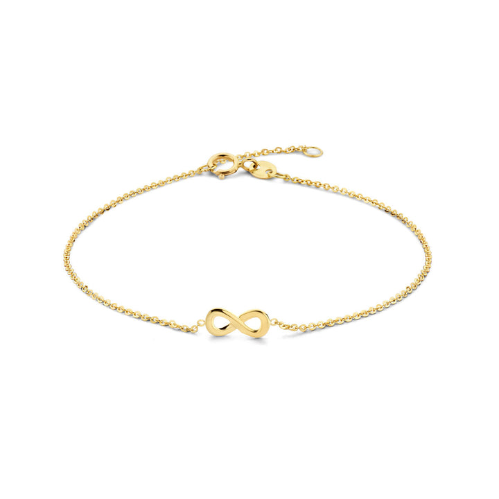 Goldarmband Damen Infinity 14K