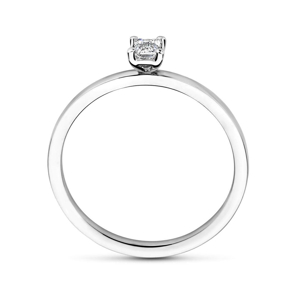 Platinring Diamant 0,15 ct g vsi Platin