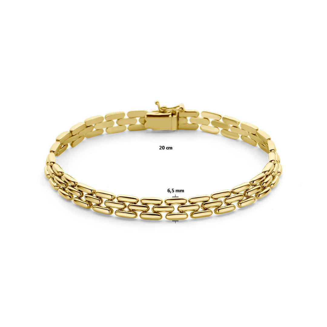 Goldarmband Damen Panther 14K