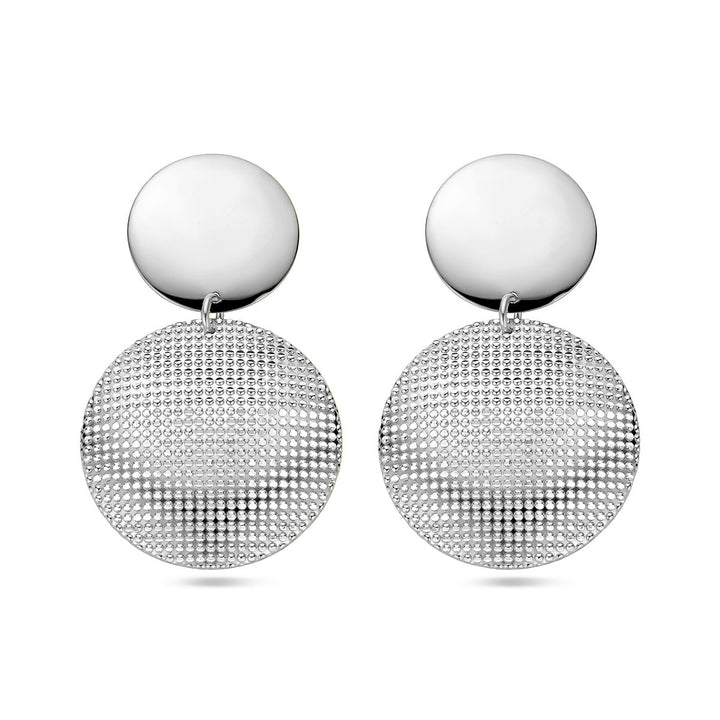 Silber rhodinierte Ohrringe