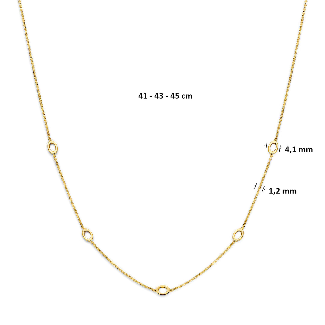 9k collier 9K geel