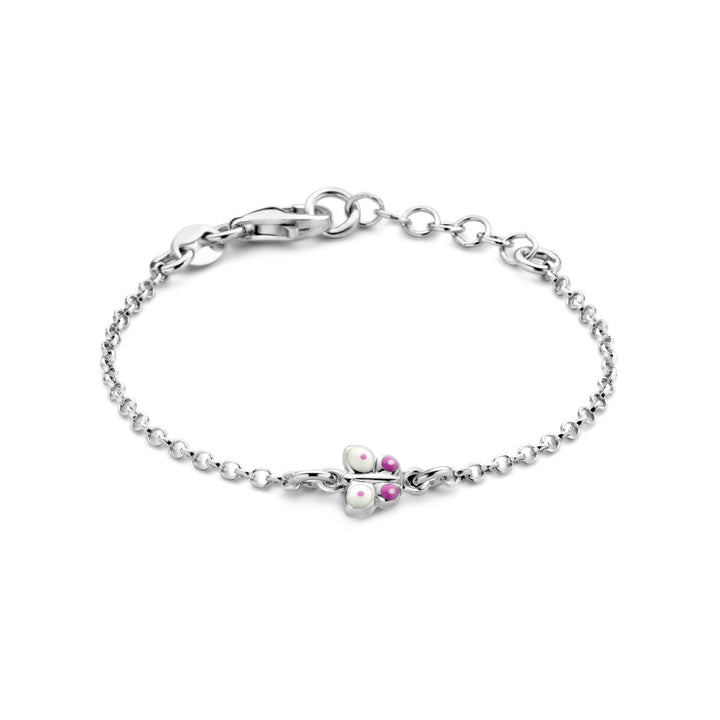 Armband Schmetterling 11 + 2 cm Silber rhodiniert