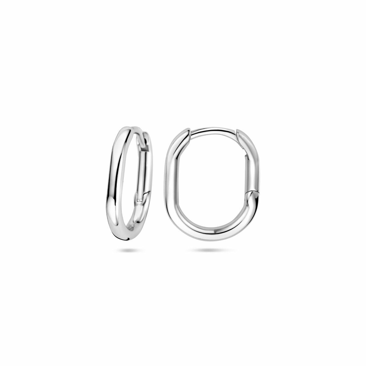 Klappcreolen Rohr 2 mm Silber rhodiniert