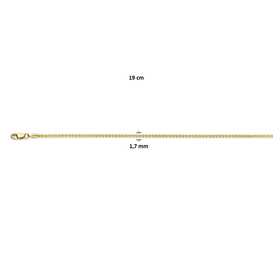 Armband Fuchsschwanz 1,7 mm