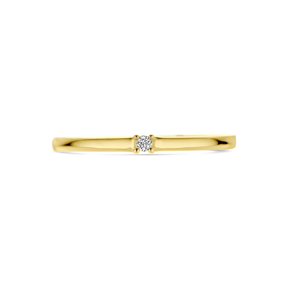 Ring Diamant 0,02 ct h p1 14K Gelbgold