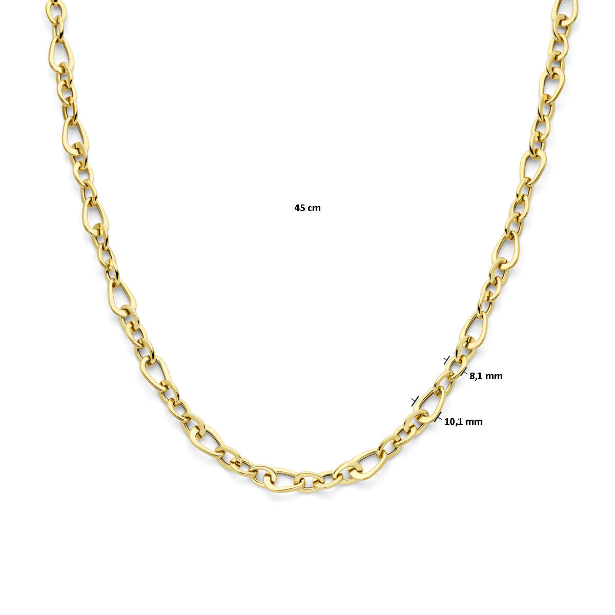 Halskette 45 cm 14K Gelbgold