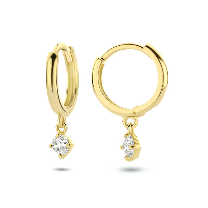 Ohrhänger Zirkonia 14K Gelbgold