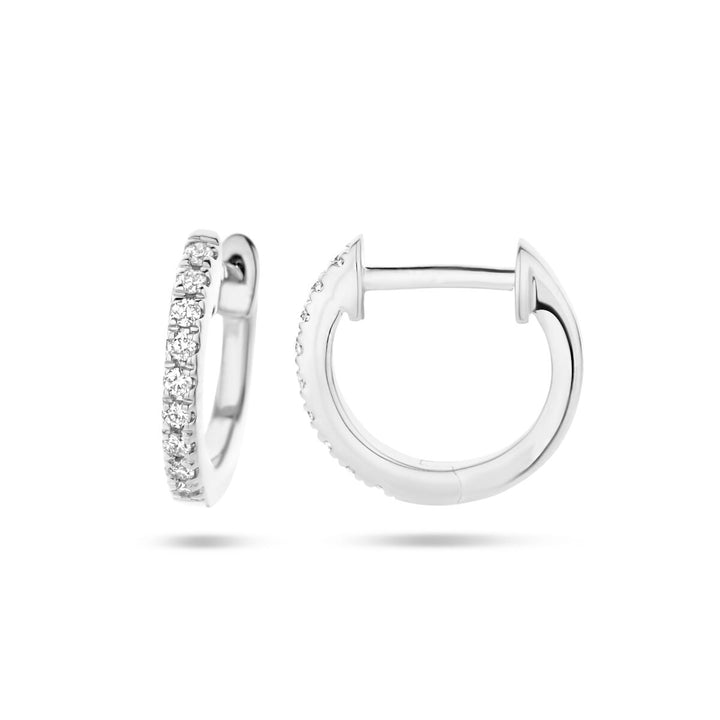 Ohrhänger Diamant 0,06 ct (2x 0,03 ct) H SI 14K Weißgold