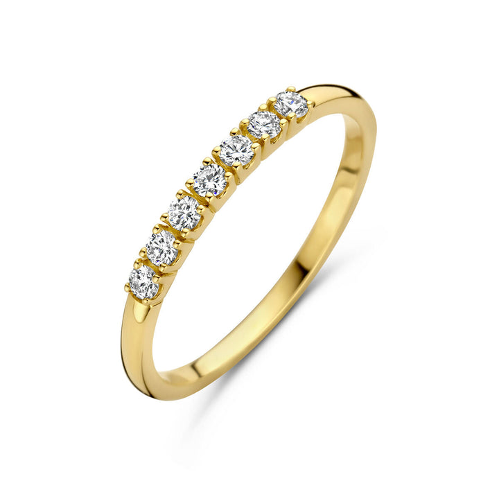 Memoirenring Diamant 0,21 ct H SI 14K Gelbgold