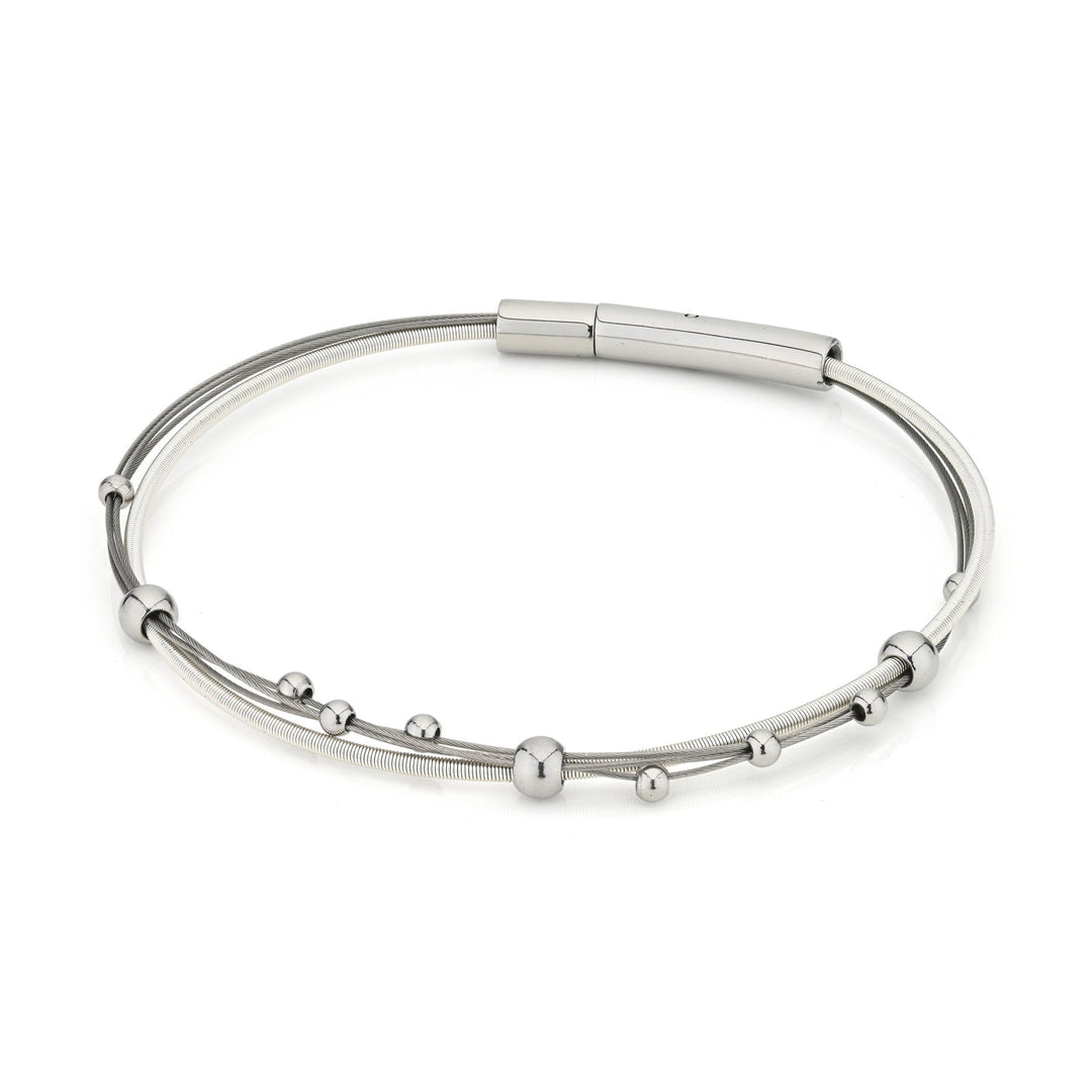 Armband verspielte Kugeln Basic Silber A269