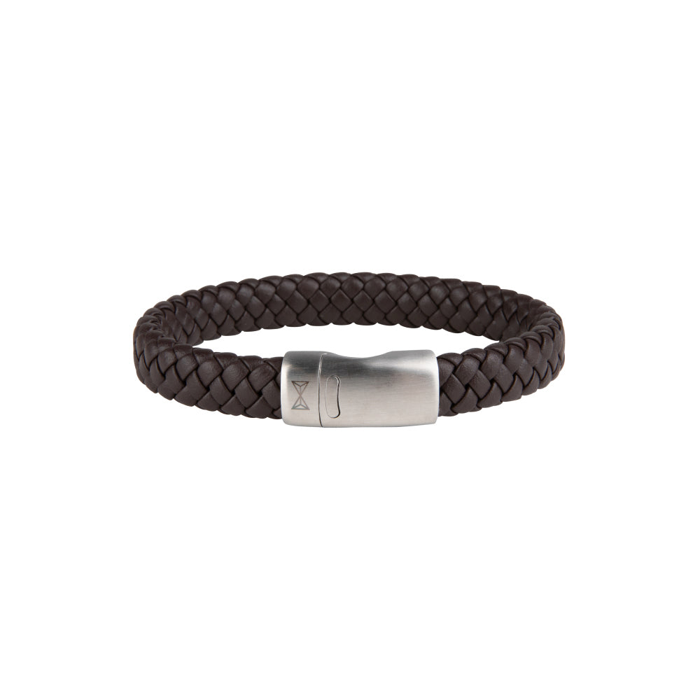 Herren-Lederarmband - Iron Jack Brown