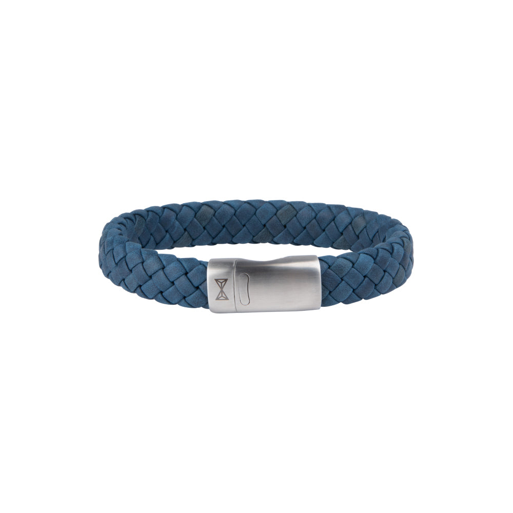 Lederarmband Herren - Iron Jack Navy Blue