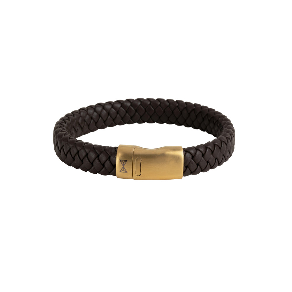 Lederarmband Herren - Iron Jack Brown Oro