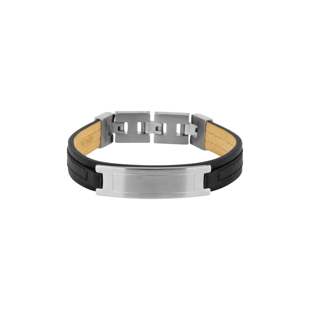Lederarmband Herren - Iron James Black - Signature