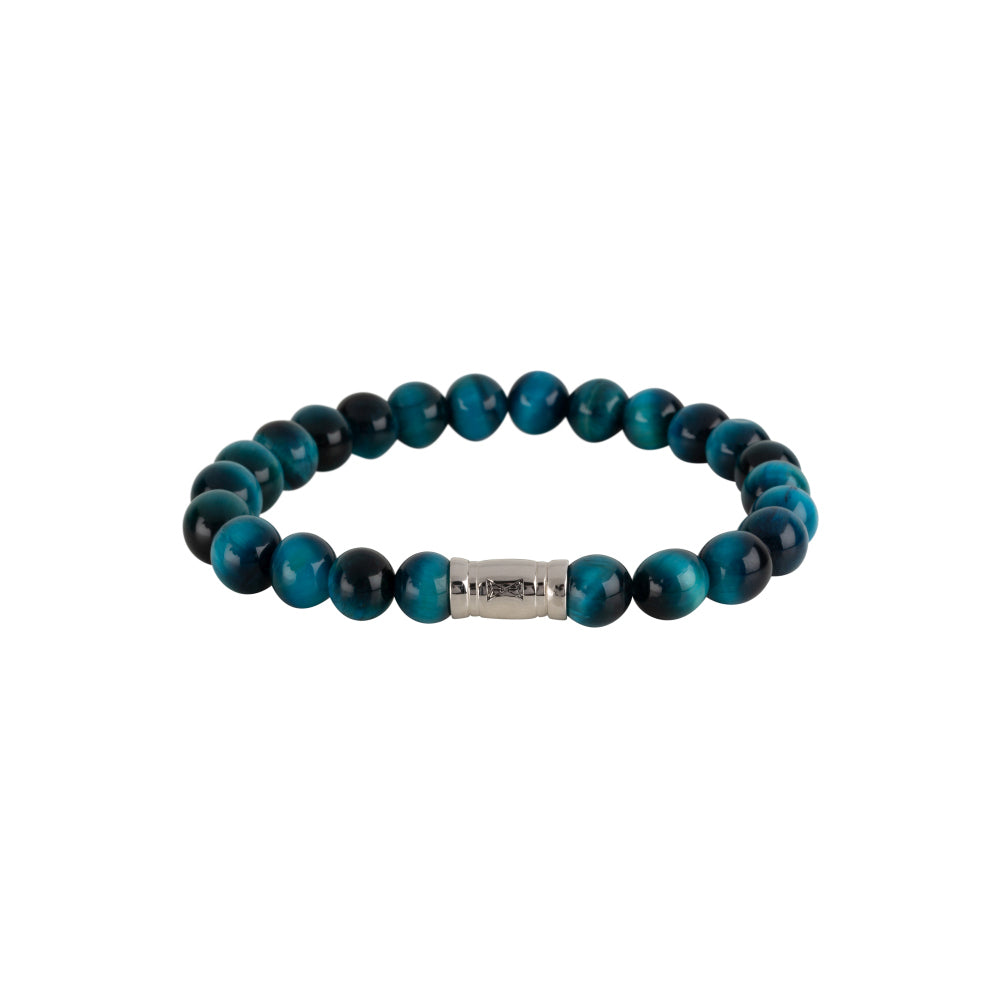 Perlenarmband Herren - Azurite Peak - 8mm
