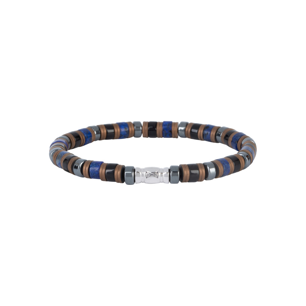 Herren-Perlenarmband – Grand Paradiso Disc – 6 mm