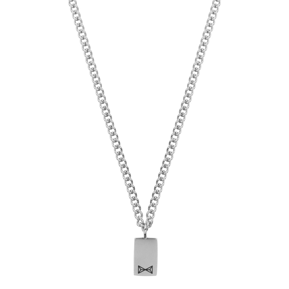 Silberkette Herren - Halskette Gourmette Mini Indentity