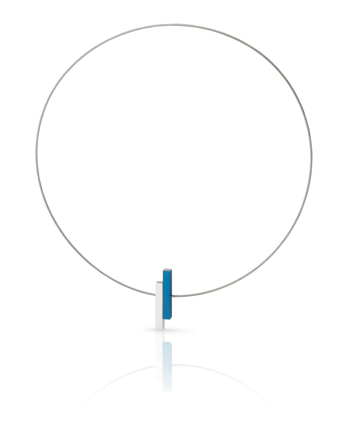 Halskette Einfache Balken Blau C116B