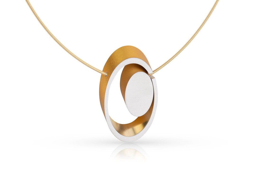 Halskette Ovale ineinander Gold|Gelb C246G