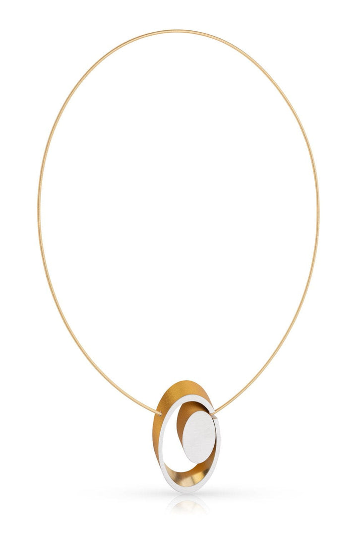 Halskette Ovale ineinander Gold|Gelb C246G