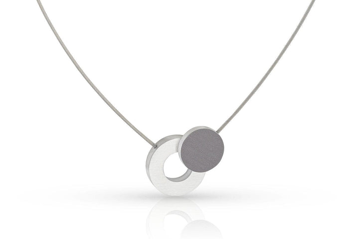 Halskette Farbiger Kreis und ein Ring C265AG