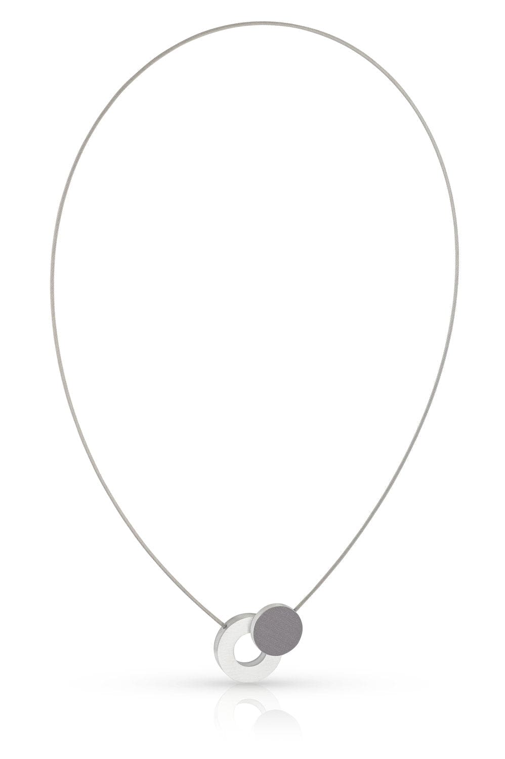 Halskette Farbiger Kreis und ein Ring C265AG