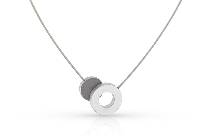 Halskette Farbiger Kreis und ein Ring C265G