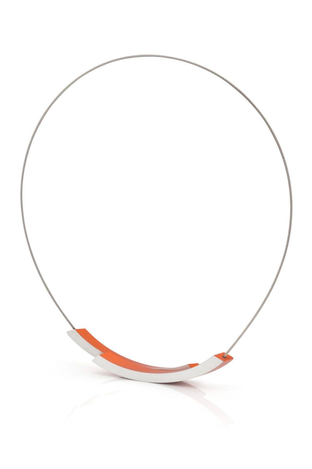 Halskette Schleifen Orange C74O