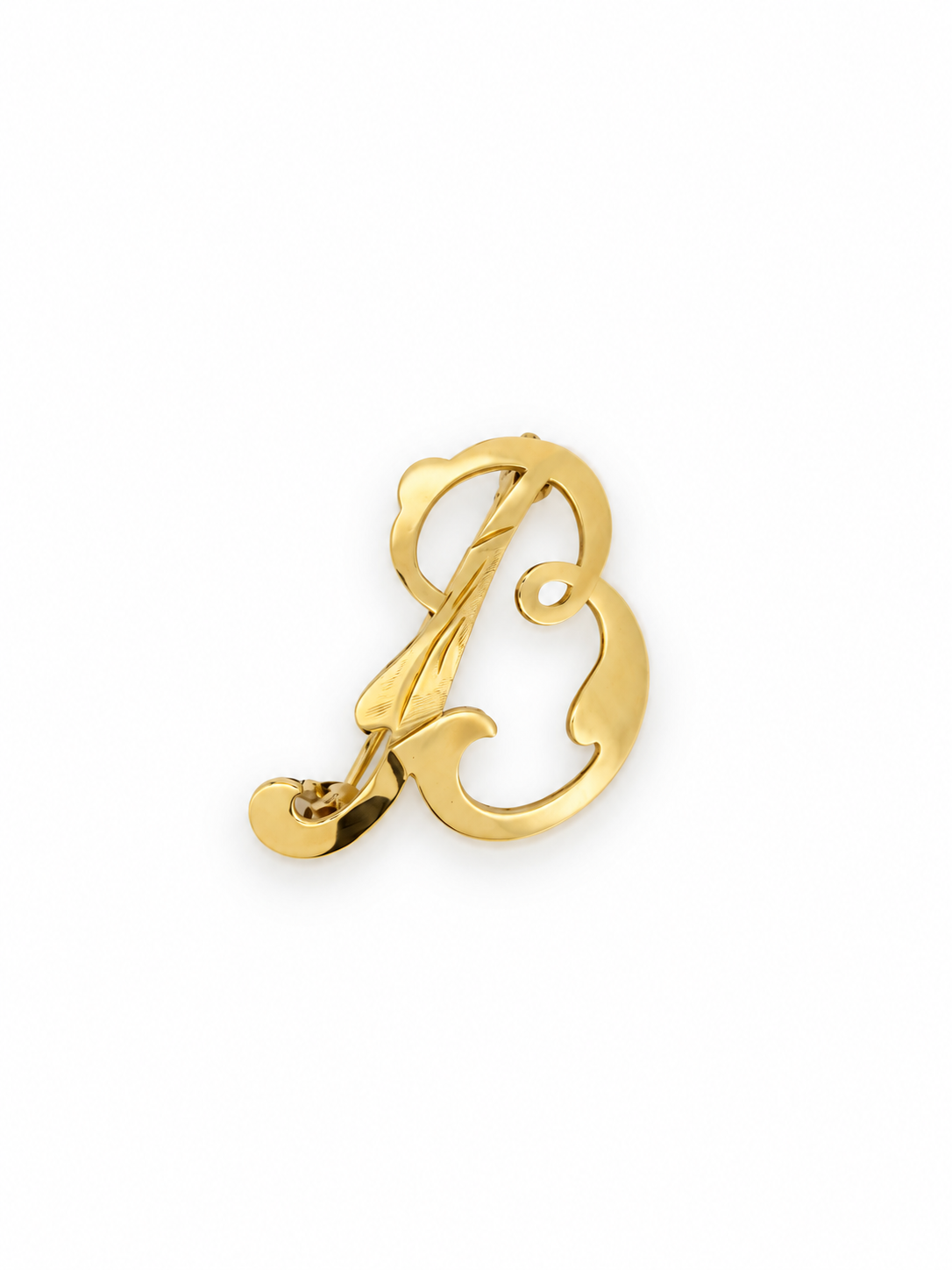 Vintage gouden broche 14k B 1.9gr